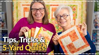 Beginner Guide to 5-Yard Quilts - Tutorial for Making Easy Quilts!