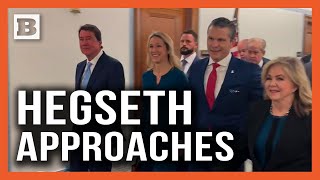 Hegseth Arrives at Confirmation Hearing Accompanied by Wife and TN Senators