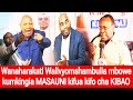 WANAHARAKATI WAMVAA MBOWE KUMKINGIA KIFUA WAZIRI MASAUNI MAZISHI YA ALI KIBAO,WAELEZA MAZITO  BATIKU