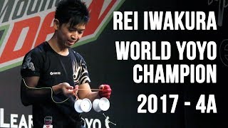 Rei Iwakura - 4A Final - 1st Place - World Yoyo Contest 2017