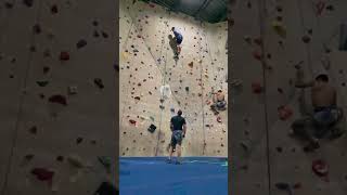 Big Fall lead climbing indoors #climbing #fall #fail