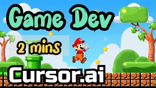 Game Development without coding using Cursor.ai