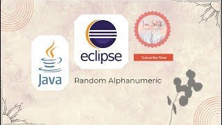 Create Random Alphanumeric using Eclipse Java