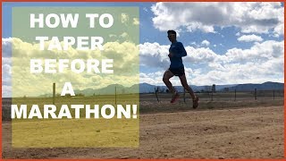 HOW TO TAPER BEFORE A MARATHON (OR HALF MARATHON /ULTRA) Sage Canaday Running Training