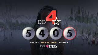 DC LOTTERY Midday 05/16/2025