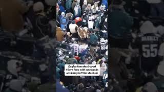 Eagles fans are PASSIONATE 😳 #fans #eagles #philly #NFL
