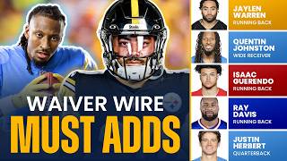 Fantasy Football Week 10 Waiver Wire Pickups | Must-Have Players to Add to Your Roster (2024)