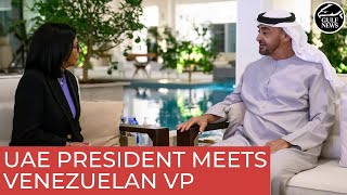 UAE President receives Venezuelan Vice President