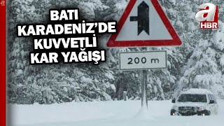 Üç gün daha etkili olacak! Batı Karadeniz'de yoğun kar yağışı sürüyor | A Haber