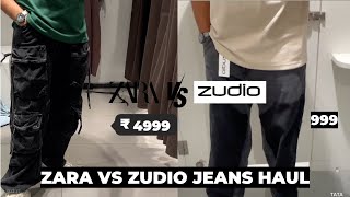 JEANS Haul ZARA vs ZUDIO |  @BeYourBestOfficial