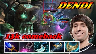 Dendi Tiny 13k comeback Khanda Revenant's Brooch high burst combo | Immortal Best Ranked Gameplay