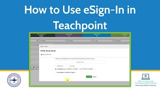 WPS How to Use eSignIn in TeachPoint