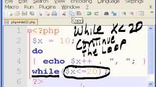 PHP Do While Loop 07b