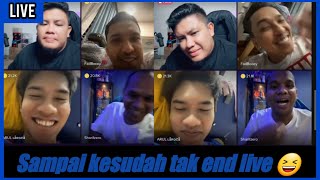 Lawak | main super spontan sampai lupa nak end live