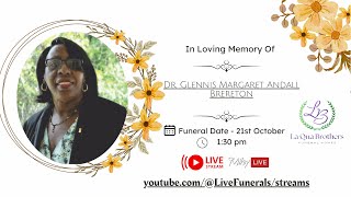 The Funeral of the late: Dr. Glennis Margaret Andall Brereton of Duquesne, St. Mark