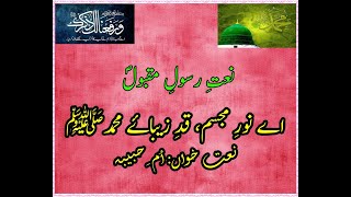 Aey Noor e Mujassam  Naat by Umme Habiba with Lyrics