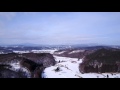 dji mavic pro 雪景色空撮　岩手県岩手郡岩手町川口秋浦地区