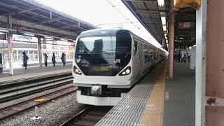 特急あずさ(E257系)　中野駅通過