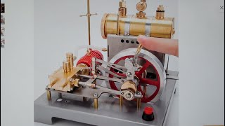 HORZ. MILL STEAM ENGINE W/ GENERATOR #724 pt 2 tubalcain enginediyshop