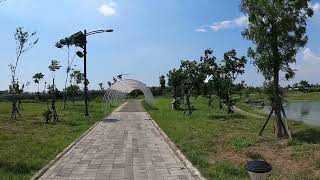 台鐵潮州鐵道園區 南方小站 環湖小火車 後側路程景