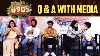 Sivaji & #90's Web Series Team Q & A With Media | #90’s - A Middle Class Biopic Success Meet