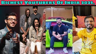 Top 5 Richest Youtubers Of India | भारत के 5 सबसे अमीर Youtubers | @FactWorks |