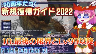 【FF11】FFXI 20周年だヨ！新規復帰ガイド2022-最終回：限界突破5～10・Lv99以降の進め方