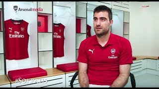 Sokratis Papastathopoulos' first Arsenal interview
