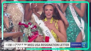 Miss USA resignation letter claims 'toxic work environment' and 'bullying' by leadership