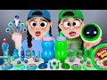 Blue Food vs Green Food Challenge 그린 블루 푸드 챌린지 Elsa Frozen vs Hulk Mukbang by animation