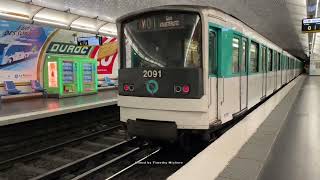 Le Métro à Paris, France - The Metro in Paris - 2024