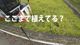 【会社員実家農業手伝う】令和元年コンバインで稲刈り、クボタDYNAMAXER467で全面刈りのやり方レクチャー