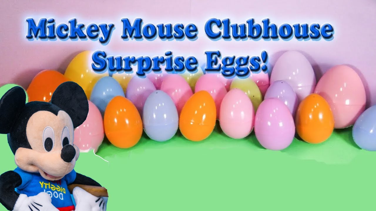 MICKEY MOUSE CLUBHOUSE Disney Junior Mickey Mouse Surprise Eggs A ...