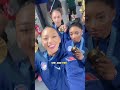 simone biles hilariously celebrates winning gold at paris olympics parisolympics2024