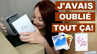 JE DÉMÉNAGE !! UNBOXING DE VIEUX CARTONS (et des souvenirs qui vont avec)