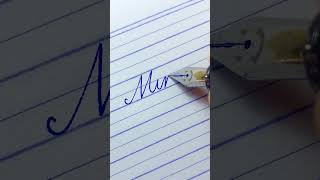 Mind - Learn to write English cursive writing | Word | Cursive handwriting practice | Fountain Pen