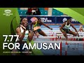 Tobi Amusan powers to 7.77 area record 🔥 | World Indoor Tour 2024