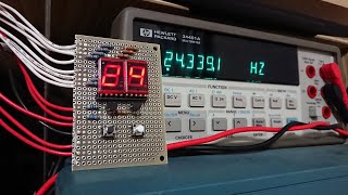 【短い動画】 周波数カウンター作ってみた 【紹介だけ】