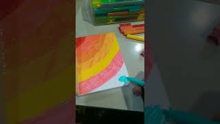 I did a drawing using my favourite colours #artanddrawingwithkavya #shorts