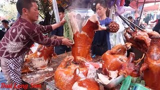 Lễ Hội Chùa Bắc Nga Lạng Sơn Với Hàng Trăm Con Lợn quay phụ vụ khách mà không đủ I Thai Lạng Sơn