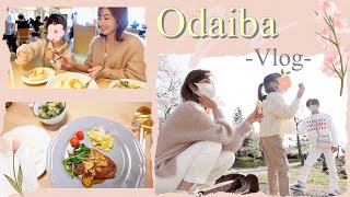 【VLOG】billsパンケーキ🥞お台場散歩＆100均購入品