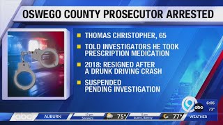 Oswego County prosecutor is arrested