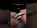 sizing up and adding 3 diamonds to an eternity band