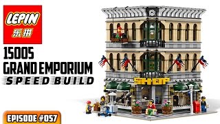 ATN #057 - LEPIN 15005 Grand Emporium SPEED BUILD & Review (Lego knockoff)