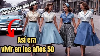 ✅UN PASEO POR LA NOSTALGIA |  Recordando Cómo Era La Vida En Los Años 50.