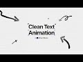 How to Make Clean Text Animation in After Effects | FREE Presets