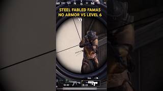 FABLED STEEL FRONT FAMAS NO ARMOR VS LEVEL 6 TEAMS👀 #metroroyale #mistysquad #mistyninja