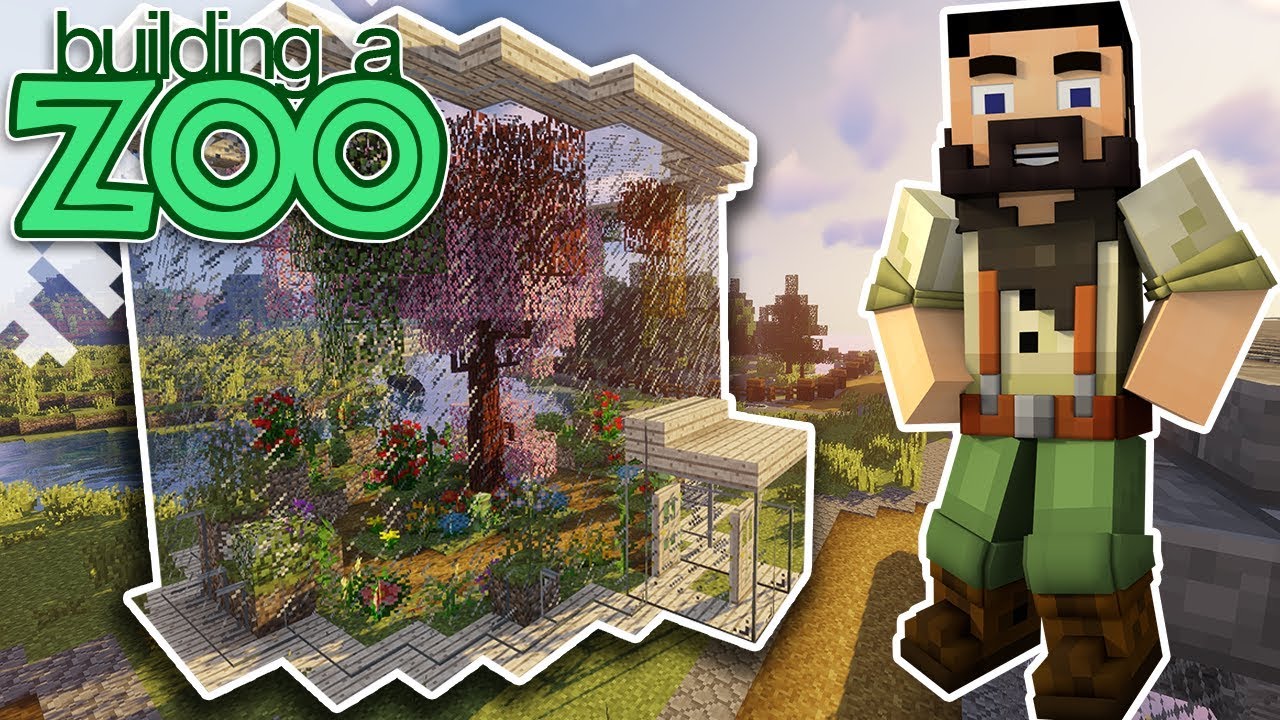 I M Building A Zoo In Minecraft The Most Colourful Exhibit Ep27