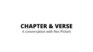 Author Rex Pickett gives Writing Tips - Author Interviews with Writer Rick Bleiweiss CHAPTER & VERSE