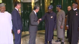 Chinese Foreign Minister Wang Yi met Nigerian President Bola Ahmed Tinubu in Abuja